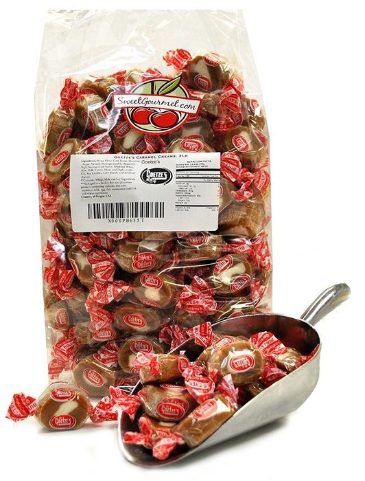 SweetGourmet Goetze's Caramel Creams Classic Candy - 3 LB!