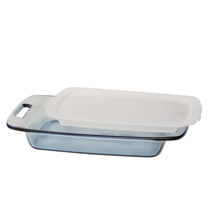 Pyrex 3 Quart Easy Grab Atlantic Blue with Lid