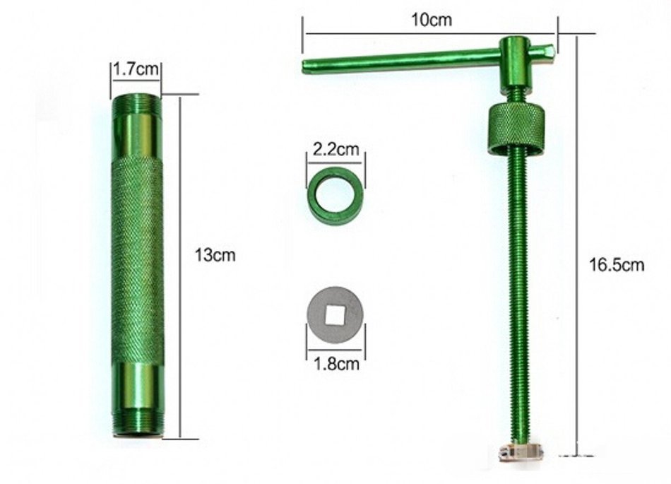 WellieSTR Professional Metal Clay Extruder ,Clay Gun Extruder N6