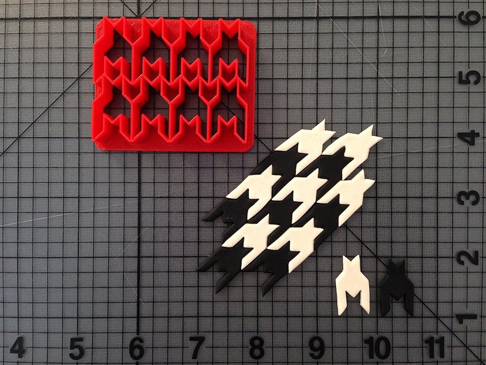 Houndstooth Multi Cookie Cutter (2 inch) N2