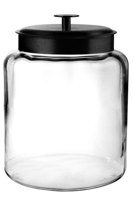 Anchor Hocking 2-Gallon Montana Jar with Red Metal Lid N6