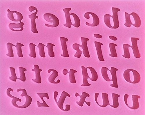 3pcs/set Mini New Style Letter & Number Silicone Handmade Fondant Craft DIY Mold/Cake Decorating Mold N2
