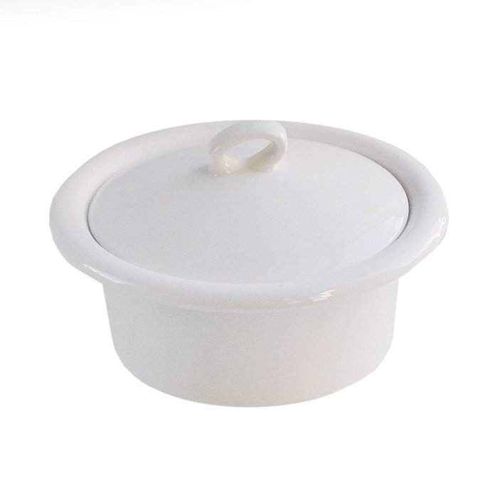 American Atelier 6216-CAS6-RD Essex Round Casserole with Lid, White