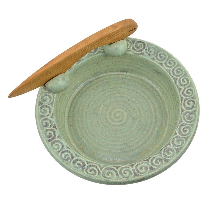 The Potters, LTD Brie Baker, Green N2