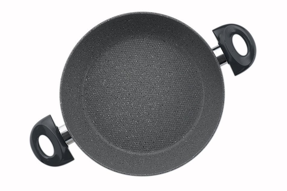 Essenso Neogranite Stone Austin Low Casserole, Dishwasher Safe, Nonstick Italian Stone Coating, 3 Quart N2