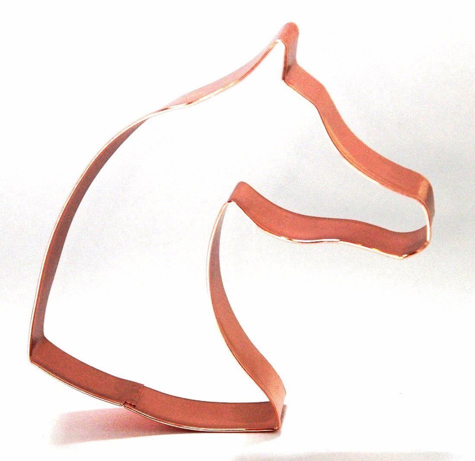 Arabian, Arab Type, English Horse Copper Cookie Cutter ~ Gift Box with Recipes