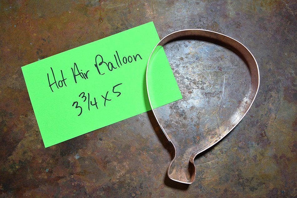 5 Inch Hot Air Balloon Cookie Cutter N2