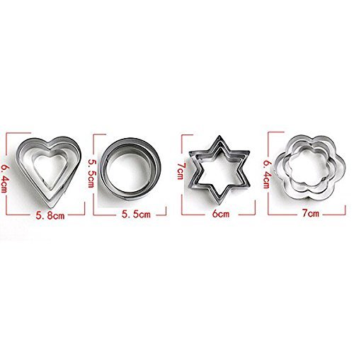 ASDOMO Professional DIY Cake Cookie Biscuit Egg Fondant Mould Mold Sugarcraft Cutter Cake Tools Stainless Steel N7