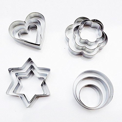 ASDOMO Professional DIY Cake Cookie Biscuit Egg Fondant Mould Mold Sugarcraft Cutter Cake Tools Stainless Steel N8