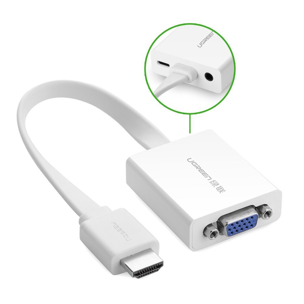 Ugreen hdmi vga. Ugreen mm103 0.25м HDMI to VGA Converter. Ugreen HDMI - VGA - Jack 3.5, 0.25 м. Ugreen переходник с VGA. Ugreen HDMI to VGA rohs Converter.