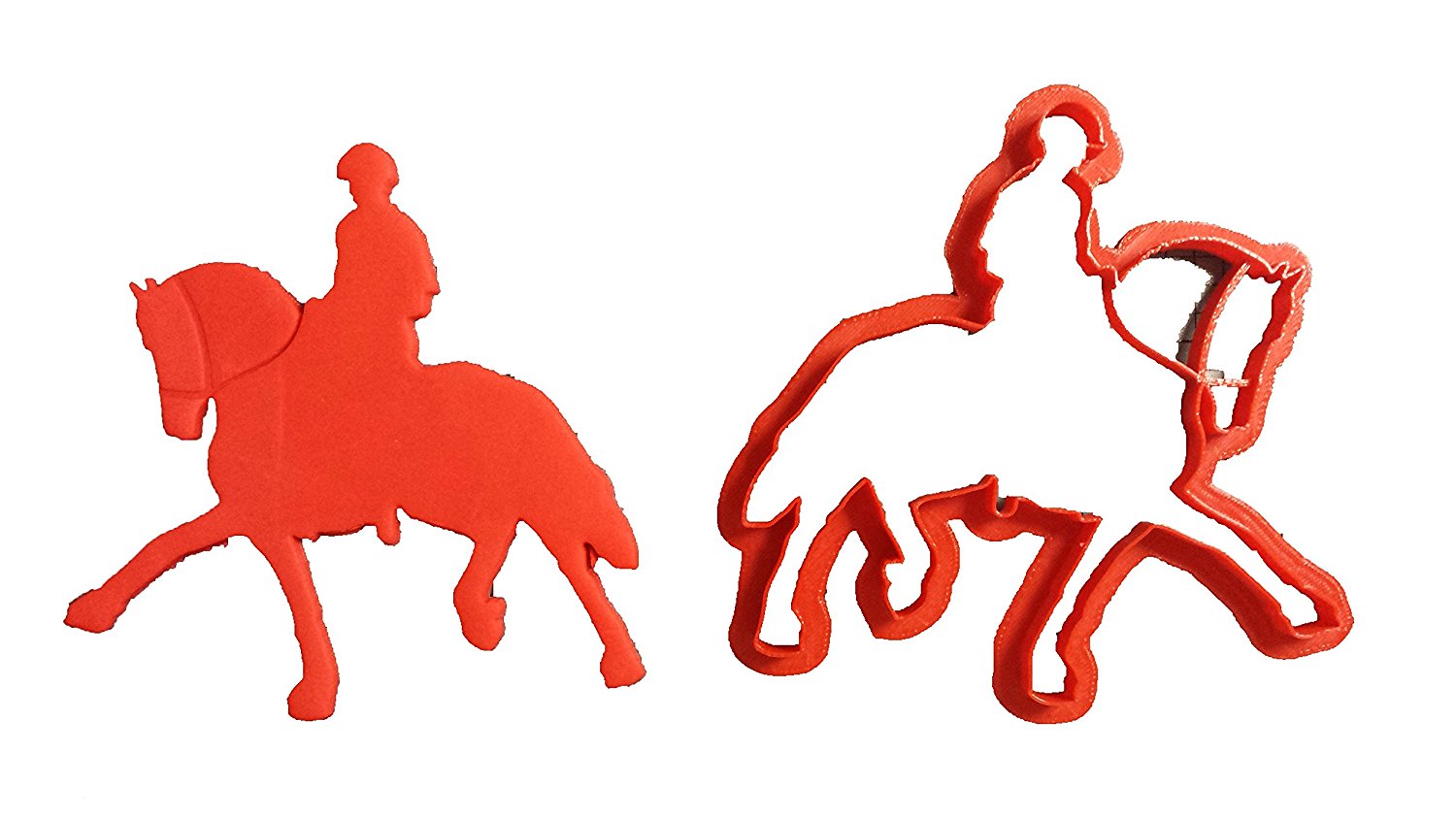 Horse and Rider Cookie Cutter (5.5 inch) free image download
