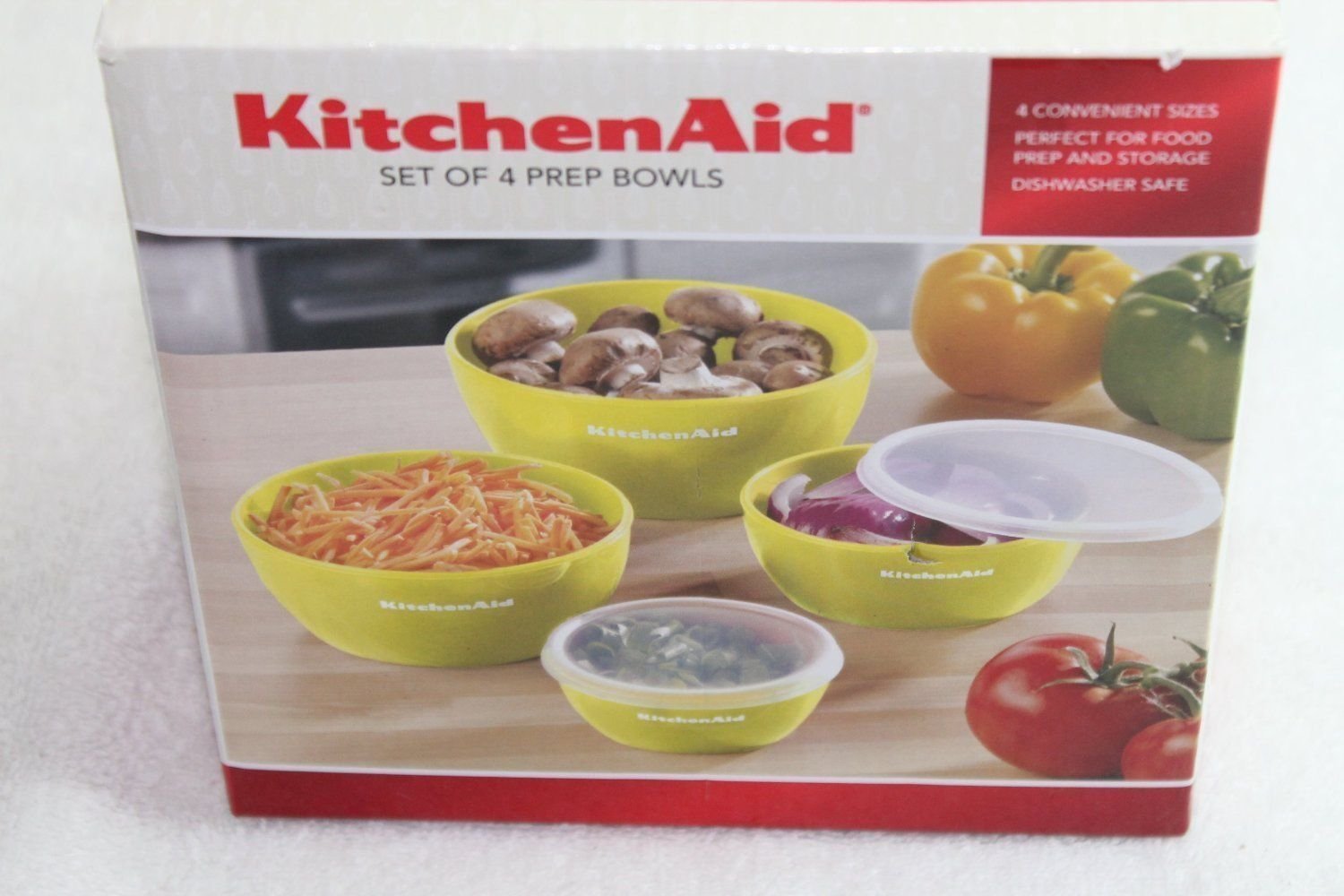 KitchenAid Prep Bowls Set Of 4 White N6 Free Image Download