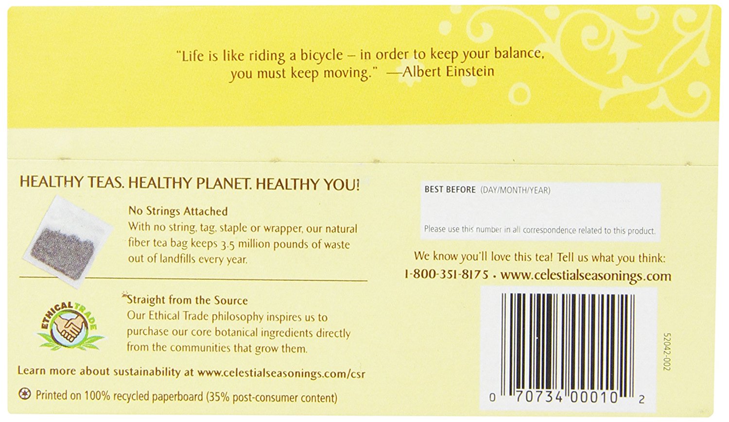 Celestial Seasonings Bengal Spice Herbal Tea, 20 Count (Pack of 6) N124