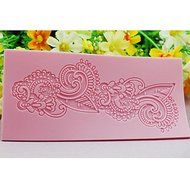 reentry-phenomenon Silicone Sugarcraft Fondant Cake Lace Flower Mold Embossed Bake Decor