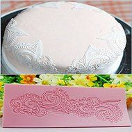reentry-phenomenon Silicone Sugarcraft Fondant Cake Lace Flower Mold Embossed Bake Decor N4