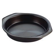 Circulon Symmetry Nonstick Bakeware Round Cake Pan, 9", Chocolate