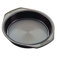 Circulon Symmetry Nonstick Bakeware Round Cake Pan, 9", Chocolate N4