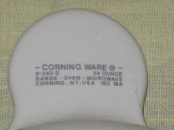 Corning White Grab-It - 24 Ounce Casserole Baking Dish - P-240-B