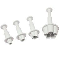 3-pieces DIY Cake Plunger Cutter Molds Sugarcraft Cake Decorating, Sunflower N7