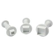 3-pieces DIY Cake Plunger Cutter Molds Sugarcraft Cake Decorating, Sunflower N18