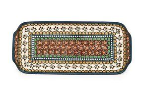 Polish Pottery Golden Pastures Bread Tray