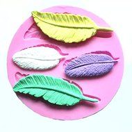 Goliton? leaf shape Silicone 3D Mold Cookware Dining Bar Non-Stick Cake Decorating fondant mould tools N2