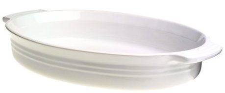 Le Creuset Stoneware 14-Inch Oval Dish, White