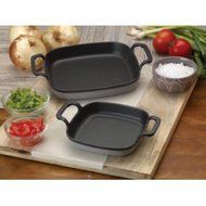 Weathered Grey 6" Baking Dish, Bayou Classic, 7770S, Enameled Cast Iron