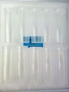 Clear 10 Pack-13 Dram Translucent Pop Top Bottles Vial Containers by Van Cave