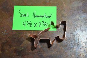 Small Cute Hammerhead Shark Cookie Cutter N2