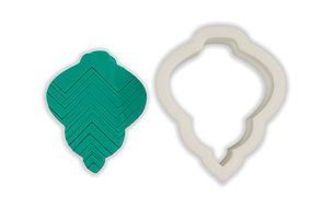 Long Christmas Ornament Cookie Cutter - LARGE - 4 Inches