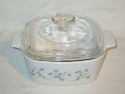 Corning Corelle Blue Dusk 1 1/2 Liter Square Casserole Baking Dish