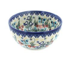 Polish Pottery Garden of Eden Dessert Bowl