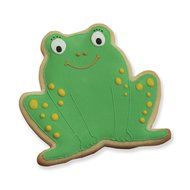 Frog Cookie and Fondant Cutter - Ann Clark - 3.8 Inches - US Tin Plated Steel N2