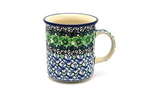 Polish Pottery Mug - Straight Sided - Kiwi