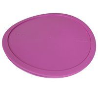 Pyrex 326-PC Round 12-inch Dia. Pink 4-Quart (3.7L) Plastic Mixing Bowl Lid/Cover (2-Pack) (12-inch Dia.) N3