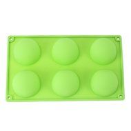 Silicone Half Ball Sphere Dessert Cake Mold Muffin Pastry Jelly Pudding Tray Pan N2