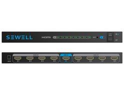 Sewell Active 4K HDMI Splitter, 2-port (1x2), Built-in Booster, Dolby-TrueHD/DTS-HD 7.1 Surround N5