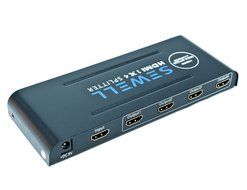 Sewell Active 4K HDMI Splitter, 2-port (1x2), Built-in Booster, Dolby-TrueHD/DTS-HD 7.1 Surround N13