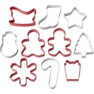 Wilton 10-Piece Christmas Cookie Cutter Set N3