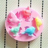 Martha Art Craft - Sugarcraft Decorating Kit Lovely Bird Fondant Molds Silicone Silicone Soap Mold,silicone Cake...