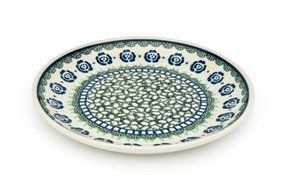 Polish Pottery Rose Garden Dessert Plate