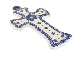 Polish Pottery Spring Blossom Cross