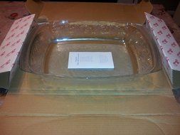 Princess House Fantasia Large Deep Dish Lasagna Dish Baker #535 Retired Rare Very Hard to Find