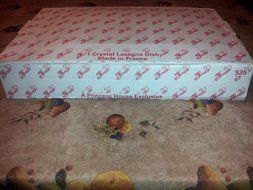 Princess House Fantasia Large Deep Dish Lasagna Dish Baker #535 Retired Rare Very Hard to Find N2