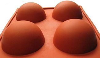 Creativemoldstore 1pcs 6 Holes Hemispherical Silicone Cake/Jelly/Puddin/Ice/Candy Baking Pan DIY Mold N2