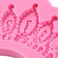 Wocuz Crown Silicone Fondant Candy Mold Mould Sugar Craft Cake Decorating Baking Tool Set of 2 N2