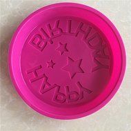 Longzang Large HAPPY BIRTHDAY Silicone Mold for Cake Baking N2