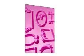 Wocuz MK564 Silicone Picture Frame Shapes Fondant Mold Candy Making Mold Cake Decoration Gum Mould N3