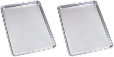 Sil-Eco E-95126-P Perforated Baking Pan, Half Sheet Size, 13-Inch x 18-Inch (2 pack)